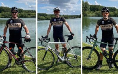 Louis, Maurits en Joop van Capriole Café hebben 300 kilometer gefietst voor het goede doel