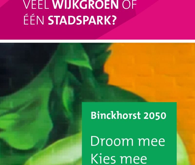 Hoe ziet jouw Binckhorst er in 2050 uit?