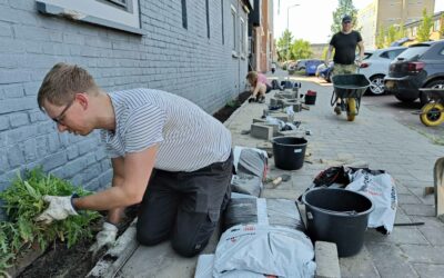 Bincks Groen en IVN Stadsvergroeners doen mee aan NK Tegelwippen 2023