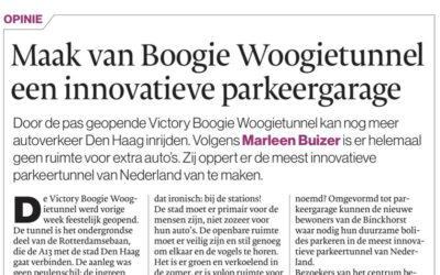 Victory Boogie Woogietunnel de meest innovatieve parkeertunnel van Nederland?